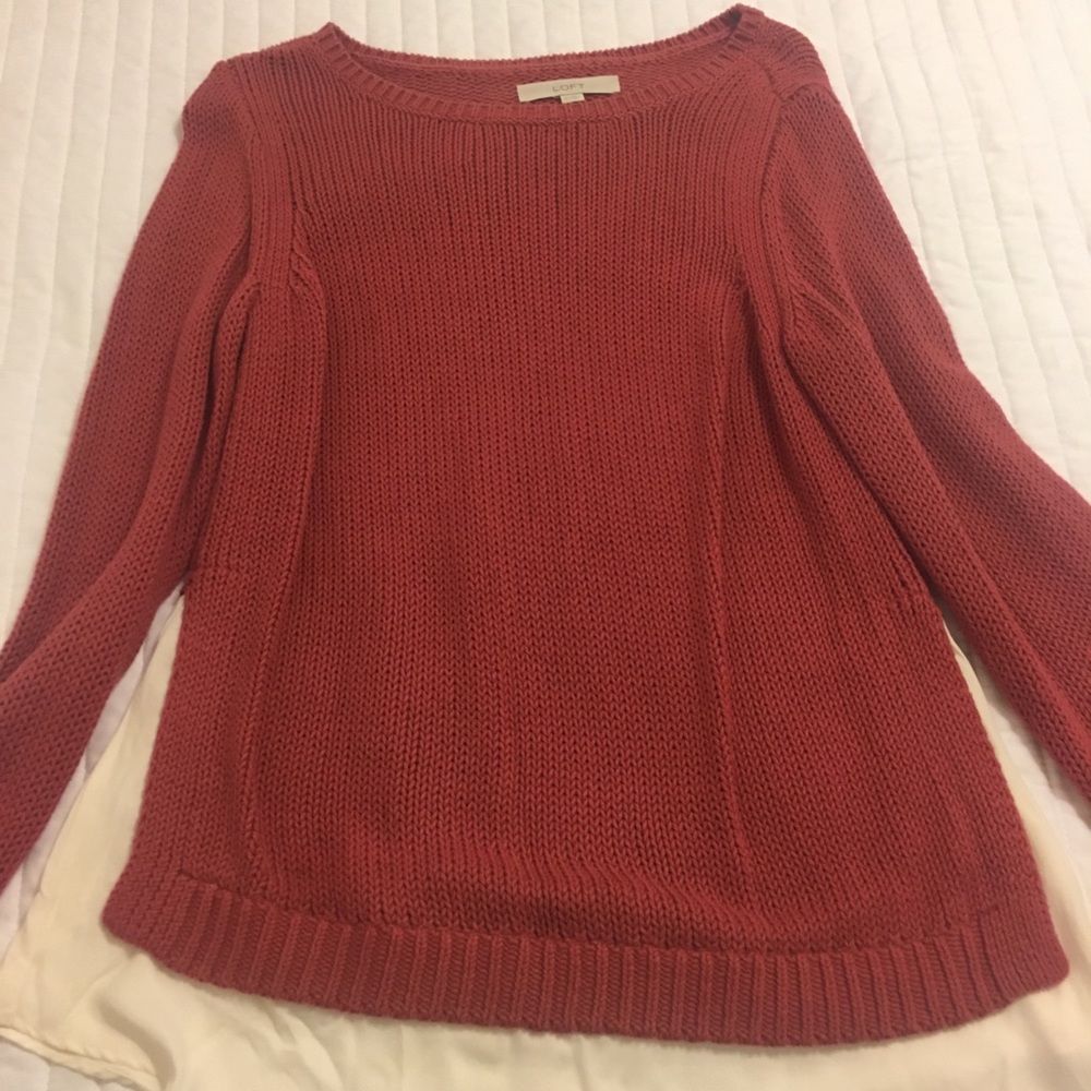 LOFT Burgundy Sweater